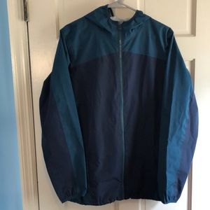 Boys Lands End Raincoat/Windbreaker w/ Hood Sz XL